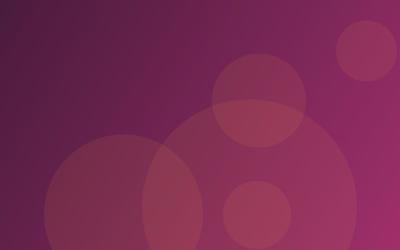 Abstract gradient background with varying shades of purple and overlapping translucent circles.